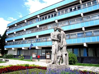 The mayor's office of Nagykanizsa - Hungary-stock-foto