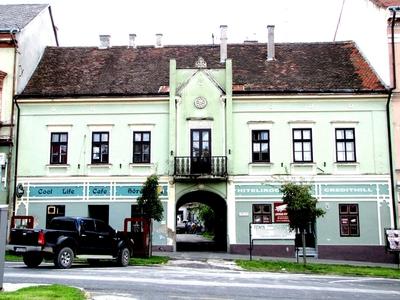 Grünhut house - Nagykanizsa - Hungary-stock-photo