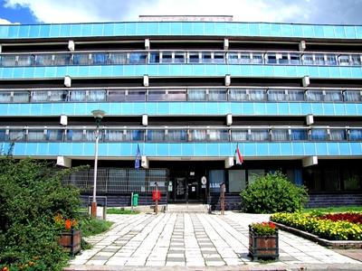 The mayor's office of Nagykanizsa - Hungary-stock-foto