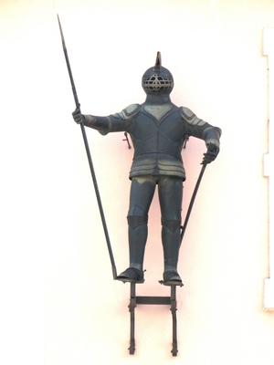 Nagykanizsa - Building decoration of Vasember House - Hungary-stock-foto