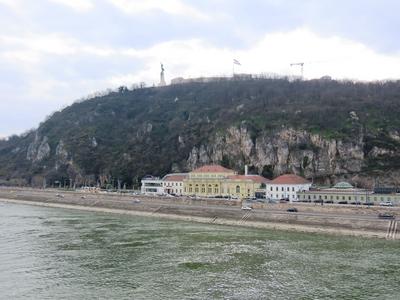 Rudas spa - Budapest - Gellért Hill - Danube-stock-photo