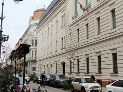 Ráday House - Károly Gáspár reformed University - Budapest-stock-foto