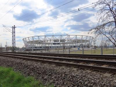 Budapest - National Athletic Center - Stadion - Sport-stock-foto