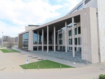 Budapest - Contemporary Art Museum - Ludwig Museum-stock-foto