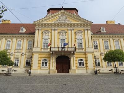 Székesfehérvár - Bishop palace - Hungary-stock-foto