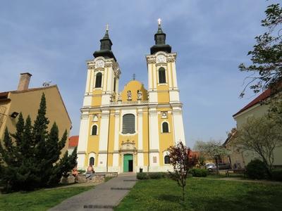Neepomuk St. John Cistercian Church of Our Lady - Hungary - Székesfehérvár-stock-foto