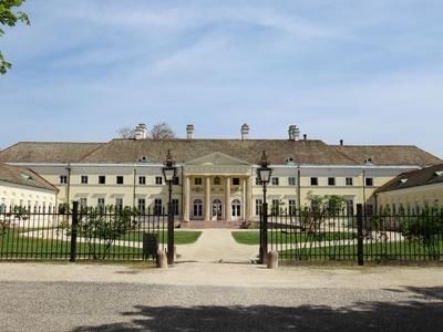 Csákvár - Hungary - Esterházy castle - Hospital-stock-foto