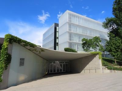 The Moholy Nagy University of Arts and Design Budapest UP building-stock-photo