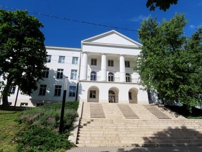 The Moholy Nagy University of Arts and Design Budapest Master building-stock-photo