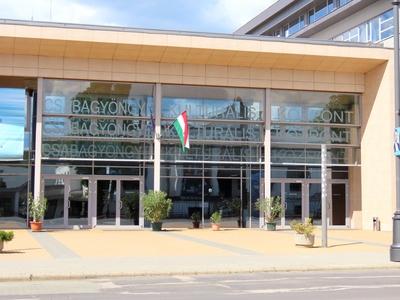 Cultural Center - Békéscsaba - Hungary-stock-photo