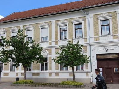 The Béla Bartók music school - Békéscsaba - Hungary-stock-foto