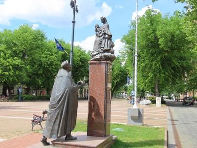 Statue of St. István - Founder of  the Hungarian State-stock-foto