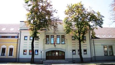 Szarvas - Hungary - Slovak school-stock-foto