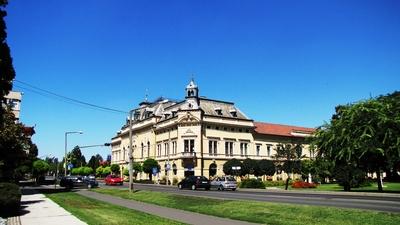 Szarvas - Hotel Árpád - Hungary - City view-stock-foto