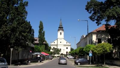 Szarvas - Tessedik Sámule lutheran Church - Hungary-stock-photo