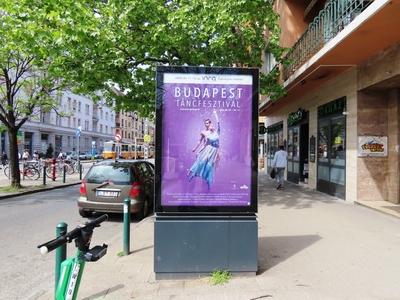 Dance festival - Poster - Budapest-stock-photo
