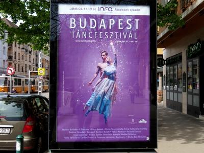 Dance festival - Budapest - Poster-stock-foto