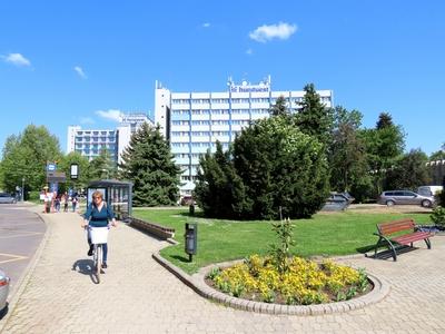 Hotels at Castle Spa - Gyula - Hungary-stock-photo