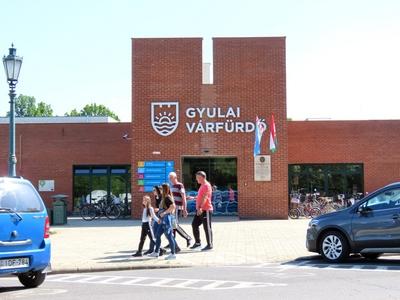 Castle Spa - Gyula - Hungary-stock-foto
