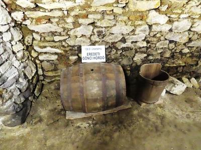 Gönc wine barrel - Hussite House - Gönc - Hungary -Tokaj wine region-stock-foto