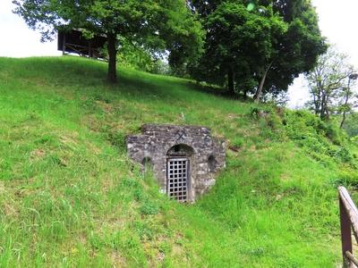 Gold mine gate - Telkibánya - Hungary-stock-foto