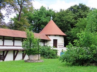 The bastion of the Mágocsy castle in Pácin - Hungary-stock-foto