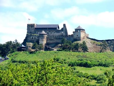 Boldogkő Castle in the Zemplén Mountains - Hungary-stock-foto