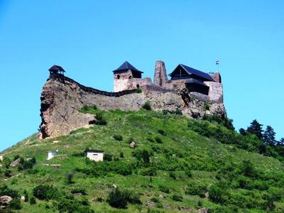 Boldogkő Castle in the Zemplén Mountains - Hungary-stock-foto