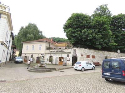 Tokaj . Main square - Wine tasting - Hungary-stock-foto
