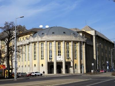 St. László High School - Budapest - Kőbánya-stock-foto