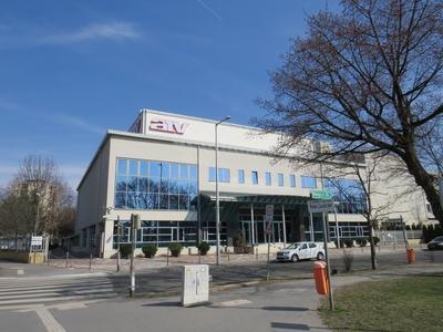 The ATV television studios - Budapest - Kőbánya-stock-foto