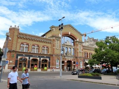 The Batthyány square market hall - Budapest-stock-foto