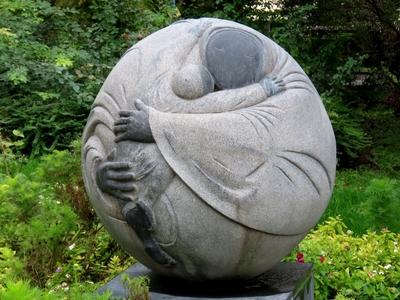Mother Earth statue - Budapest-stock-foto