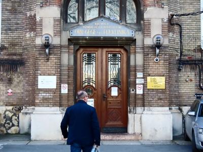 Clinic of Nose, Ear and Throat of the Pázmány Péter Catholic University - Budapest-stock-foto