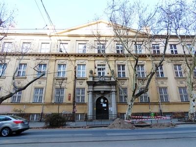 András Fáy Transport Engineering Technical Secondary School  - Budapest-stock-photo