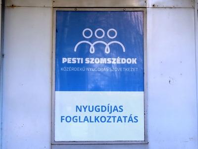 Office organizing pensioners' activities - Budapest-stock-foto