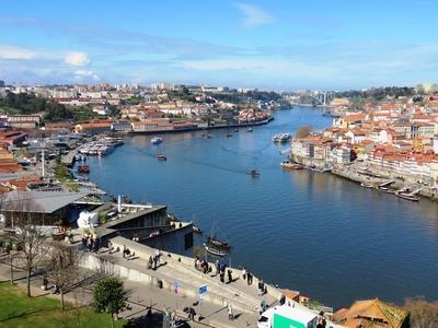 Porto a city located on both banks of the Douro River - Portugal-stock-foto