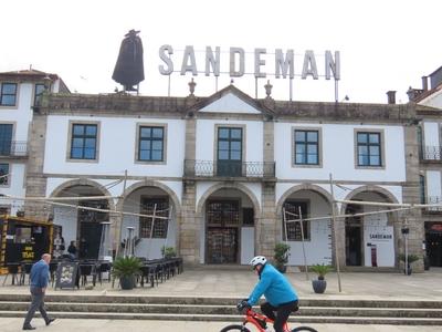 The Sandeman winery - Porto - Portugal-stock-foto