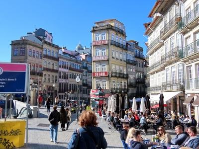 Downtown cafe - Porto - Portugal - Tourism-stock-foto