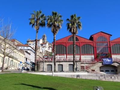The riverside market - Porto - Portugal-stock-foto