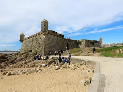 Porto - Fortress - Atlantic coast - Portugal - Cheese Castle-stock-photo