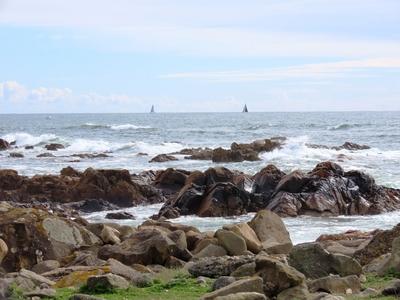 Porto's Atlantic coast - Portugal-stock-photo