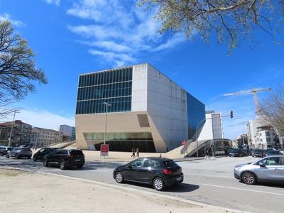 Porto - House of Music - Concert Hall - Portugal-stock-foto
