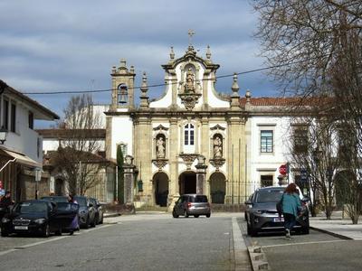 Guimarães - Santo António Dos Capuchos Convent - Portugal-stock-foto