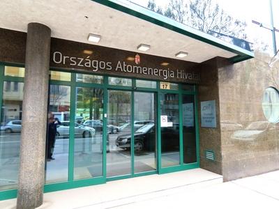 Hungraian National Atomic Energy Authority - Budapest-stock-foto