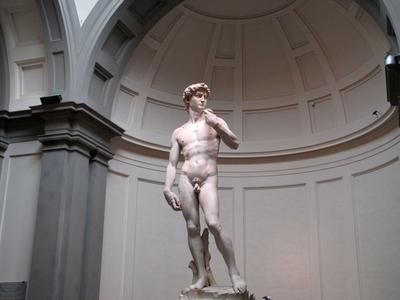 Michelangelo's David - Florence - Fitenze - 1504-stock-foto