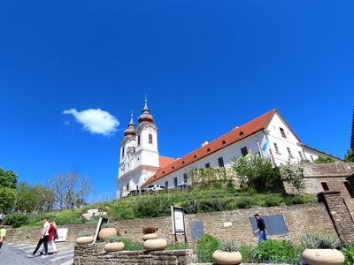 The Abbey of Tihany - Hungary-stock-photo