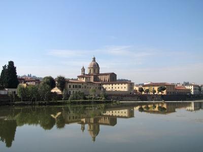 Florence - Church and Cistercian monastery of San Frediano in Cestello-stock-foto