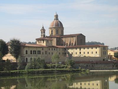 Florence - Church and Cistercian monastery of San Frediano in Cestello-stock-foto