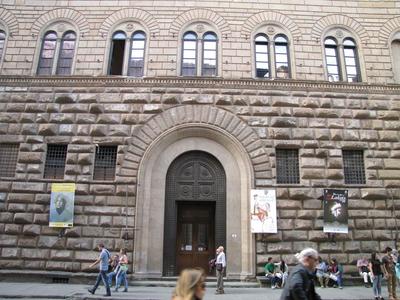 Medici Riccardi Palace - Florence - Bartolomeo Michelozzi-stock-foto